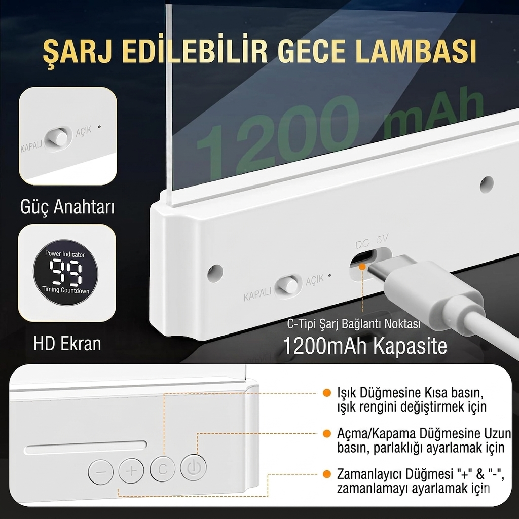 Lumina LED Okuma Işığı